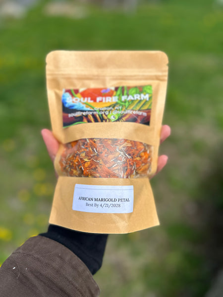 Dried African Marigold Petals